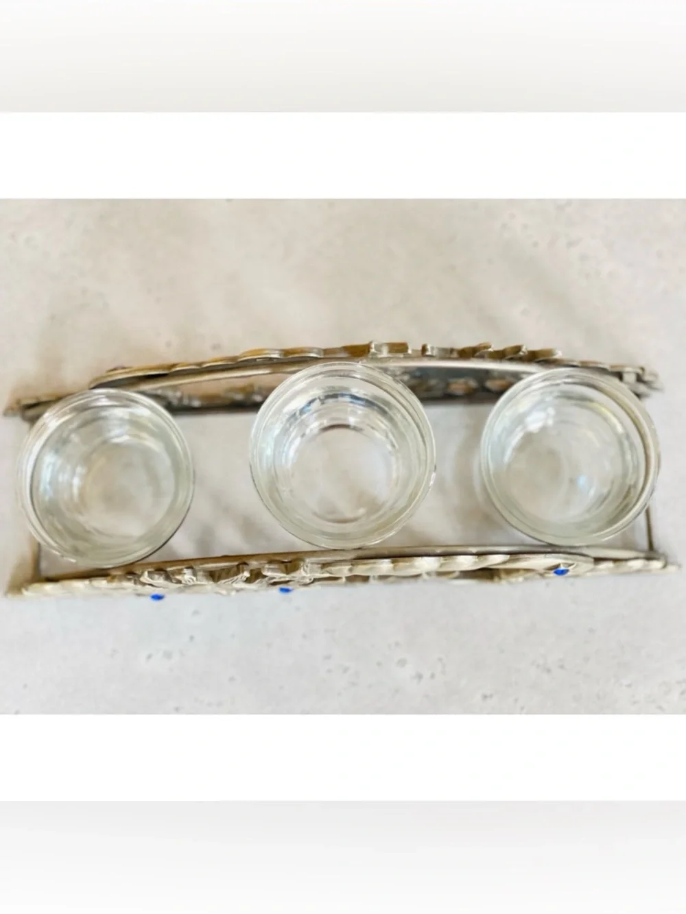 VTG Spoontiques Pewter Tea Light Votive Candle Holder Celestial Sun Moon Stars - Picture 4 of 9